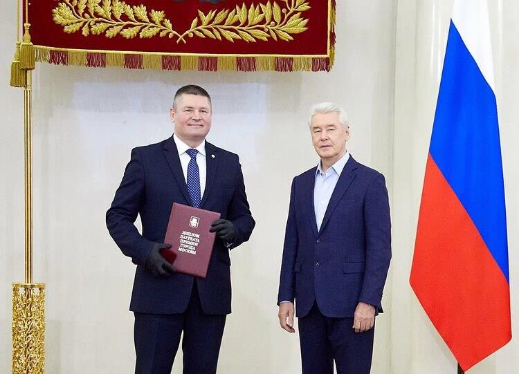 Александр Новожилов получил премию Москвы в области физической культуры, спорта и туризма